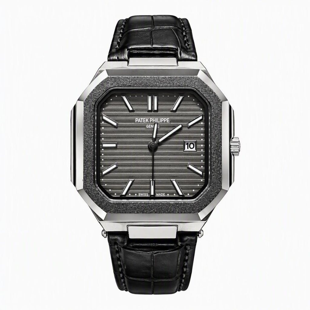 Black Leather Patek Phillipe