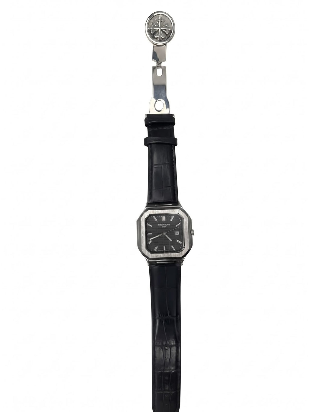 Black Leather Patek Phillipe