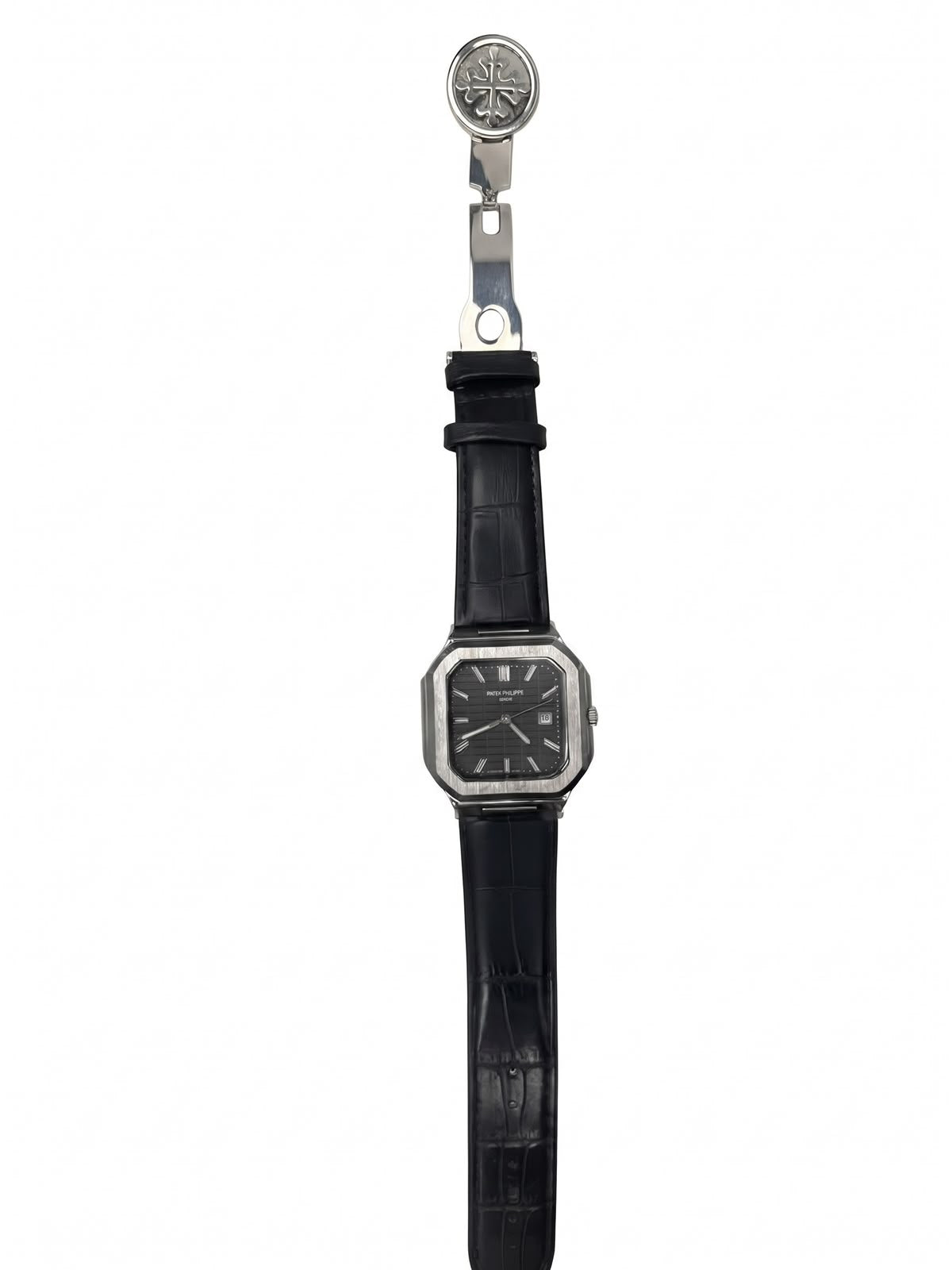 Black Leather Patek Phillipe