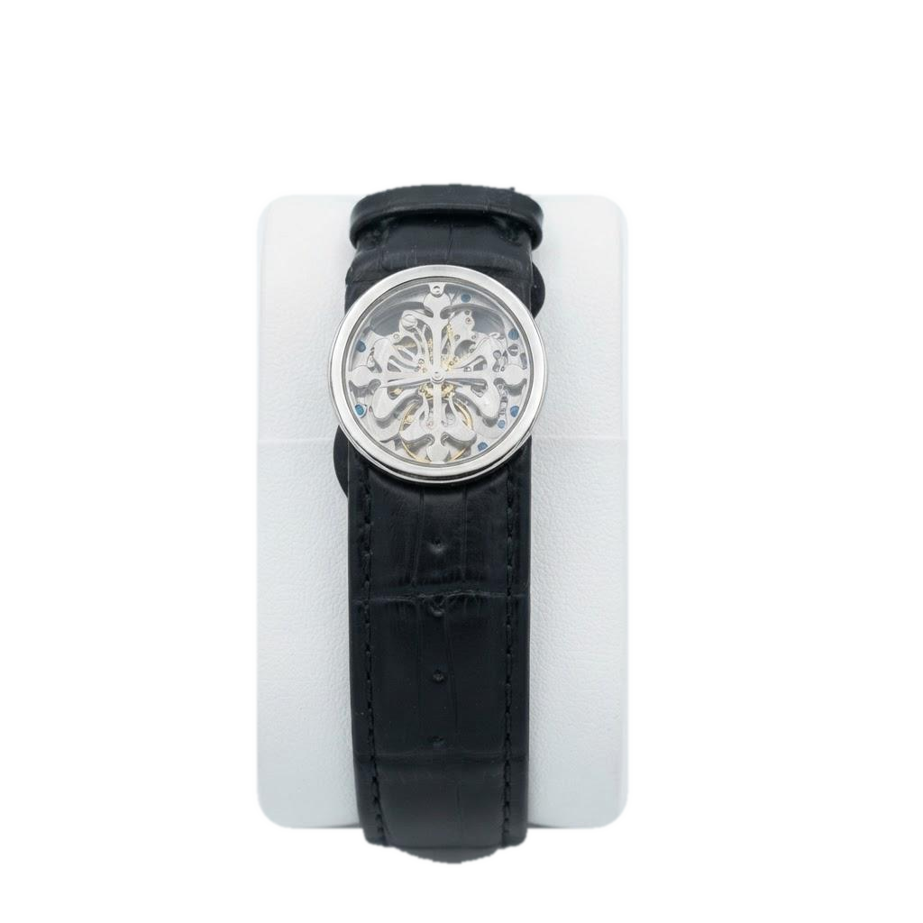 Black Leather Patek Phillipe